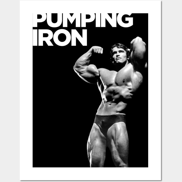 Arnold Schwarzenegger Pumping Iron Poster Wall Art by Medammit